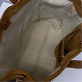 Mark & Graham Caramel Suede Solid Tote Handbag