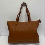 Joy Brown Leather Pebbled Tote Handbag