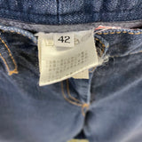 CAPRI denim yellow stitches