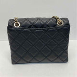 Kate Spade Black Leather Quilted Crossbody Handbag