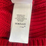 Polo by Ralph Lauren Size M Women's Red Solid Turtle Neck Sweater