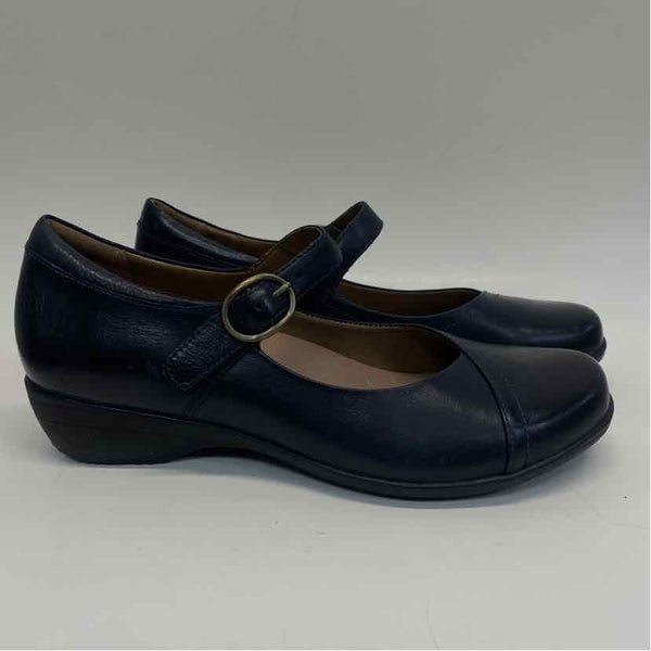 Dansko Size 38-7.5 Women's Navy Solid Mary Jane