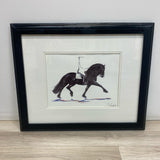 White-Black Wall Decor - Horse - By Jan Kunste