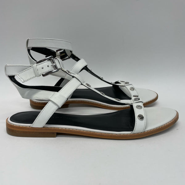 Rebecca Minkoff Size 9 Women's White Studs Strappy Sandals