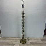 Brass Metal-Glass Sphere Floor Lamp