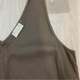 Nomad The Label Size XXL Women's Light brown Solid Shift Dress