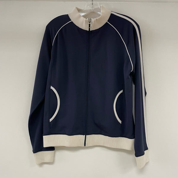 Tail Size S Women's Navy-White Color Block Jacket Activewear Top