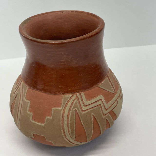 Aztec Terracotta- Mult Clay Pottery Vase