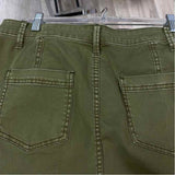 By Anthropologie Size 12 Women's Green Solid Cargo Skirt