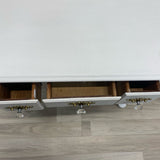 White Solid Wood Table