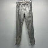 Joe's Size 26-0 Women's Silver Shimmer High Rise Skinny Ankle Jeans