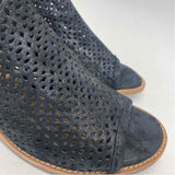 Sofft Size 8 Women's Black Cut Out Open Toe Booties