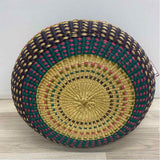 Alaffia Baskets Teal-Pink-Multi Savannah Grass Basket