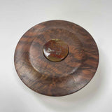 Brown Wood Jar