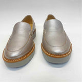 Naturalizer Size 6.5 Women's Silver Shimmer Loafer Shoes