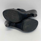 Nurture Size 7.5 Women's Black Solid Heel Sandals