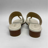 Michael Michael Kors Size 7 Women's Offwhite Cut Out Camel Toe Sandals
