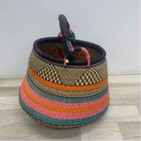 Alaffia Baskets Purple-Multicolor Savannah Grass Basket