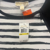 Michael Michael Kors Size M Women's White-Black Pattern Shift Dress