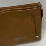 Coach Caramel Leather Pebbled Shoulder Handbag
