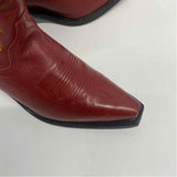 Laredo Size 7 Women's Red Embroidered Western Boots