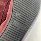 Josef Seibel Size 38-7 Women's Burgundy Solid Flats Shoes