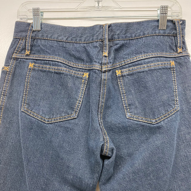 CAPRI denim yellow stitches
