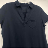 Frank & Eileen Est 1947 Size Xl Women's Black Solid T-Shirt Dress