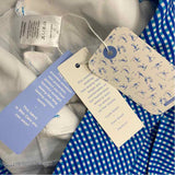 CE Golfs Size M Women's Blue-White Checkered Pull On Activewear Pants