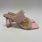 Antonio Melani Size 7.5 Women's Pink Solid Slip On Sandals