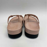 Tory Burch Size 8 Women's Pink Solid Camel Toe Sandals