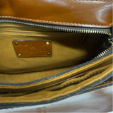 Patricia Nash Brown Leather Solid Crossbody Handbag