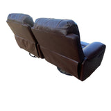 Rocking Brown Faux leather Recliner