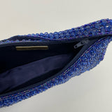 Valerie Stevens Blue Beaded Clutch