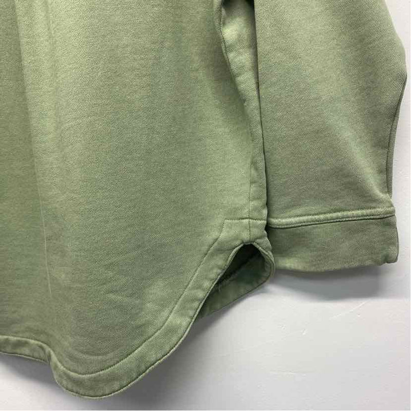 Z Supply Women's Size M Green Solid Button Up Jacket