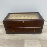 Box Multi-tier fountain pen display case