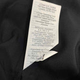 Madewell Size L Women's Black-Gold Pattern Fit And Flare Dress