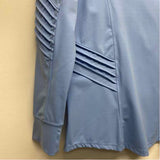 Chico's Zenergy Size 0-S Women's Light Blue Solid Jacket Activewear Top