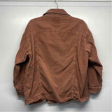 Zara Women's Size S Rust Solid Button Up Jacket