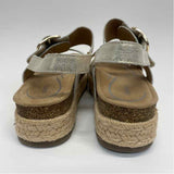 Aetrex Size 7 Women's Gold Platform Sandals