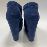 Betsey Johnson Size 8 Women's Blue Solid Heel Shoes