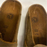 Birkenstock Size 38-7.5 Women's Brown Solid Slide Shoes