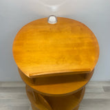 Brown Wood Carousel  Bookshelf Display