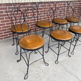 SET OF 8 Icecream Parlor Chairs