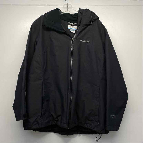 Columbia Size 2x Charcoal Nylon Men's Jacket