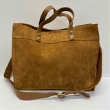 Mark & Graham Caramel Suede Solid Tote Handbag