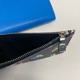 Coach Blue Pebbled Wallet
