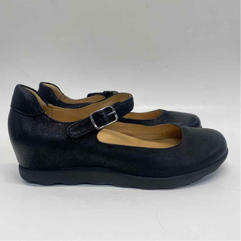 Dansko Size 38-7.5 Women's Black Solid Mary Jane Flats