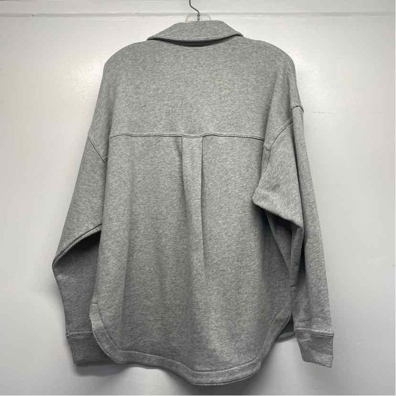 Z Supply Women's Size M Gray Tweed Button Up Jacket