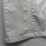 Beija Flor Size 10-30 Women's White Solid Pencil-Knee Skirt